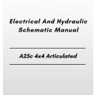 Volvo A25c 4x4 Articulated Hauler Electrical And Hydraulic Schematic Manual