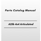 Volvo A25b 4x4 Articulated Hauler Parts Catalog Manual