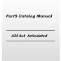 Volvo A25 6x4 Articulated Hauler PartS Catalog Manual