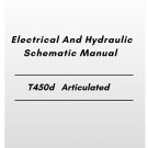 Volvo T450d  Articulated Hauler Electrical And Hydraulic Schematic Manual