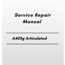 Volvo A405g Articulated Hauler Service Repair Manual