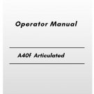 Volvo A40f Articulated Hauler Operator Manual