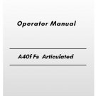 Volvo A40f Fs Articulated Hauler Operator Manual