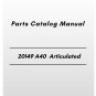 Volvo 20149 A40 Articulated Hauler Parts Catalog Manual