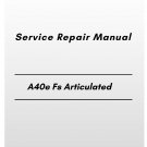 Volvo A40e Fs Articulated Hauler Service Repair Manual