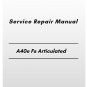 Volvo A40e Fs Articulated Hauler Service Repair Manual