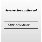 Volvo A40d Articulated Hauler Service Repair Manual