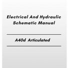 Volvo A40d Articulated Hauler Electrical And Hydraulic Schematic Manual