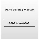 Volvo A40d Articulated Hauler Parts Catalog Manual