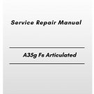 Volvo A35g Fs Articulated Hauler Service Repair Manual