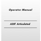 Volvo A35f Articulated Hauler Operator Manual
