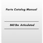 Volvo 860 Bm Articulated Hauler Parts Catalog Manual