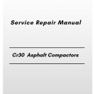 Volvo Cr30 Asphalt Compactors Service Repair Manual