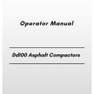 Volvo Dd100 Asphalt Compactors Operator Manual