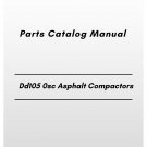 Volvo Dd105 0sc Asphalt Compactors Parts Catalog Manual