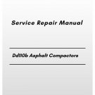 Volvo Dd110b Asphalt Compactors Service Repair Manual