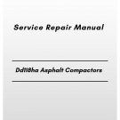 Volvo Dd118ha Asphalt Compactors Service Repair Manual