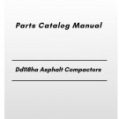 Volvo Dd118ha Asphalt Compactors Parts Catalog Manual