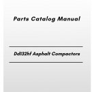 Volvo Dd132hf Asphalt Compactors Parts Catalog Manual