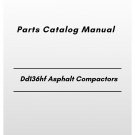 Volvo Dd136hf Asphalt Compactors Parts Catalog Manual