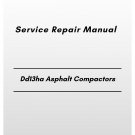Volvo Dd13ha Asphalt  Compactors Service Repair Manual