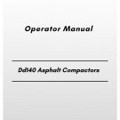 Volvo Dd140 Asphalt Compactors Operator Manual