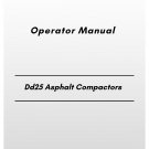 Volvo Dd25 Asphalt Compactors Operator Manual