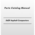Volvo Dd29 Asphalt Compactors Parts Catalog Manual
