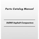 Volvo Dd31hf Asphalt Compactors Parts Catalog Manual