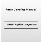 Volvo Dd38hf Asphalt Compactors Parts Catalog Manual