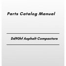 Volvo Dd90hf Asphalt Compactors Parts Catalog Manual