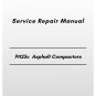 Volvo Pt125c Asphalt Compactors Service Repair Manual