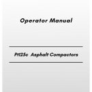 Volvo Pt125c Asphalt Compactors Operator Manual