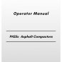 Volvo Pt125c Asphalt Compactors Operator Manual