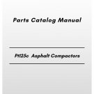 Volvo Pt125c Asphalt Compactors Parts Catalog Manual