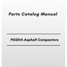 Volvo Pt220rh Asphalt Compactors Parts Catalog Manual