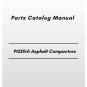 Volvo Pt220rh Asphalt Compactors Parts Catalog Manual