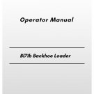 Volvo Bl71b Backhoe Loader Operator Manual