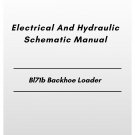 Volvo Bl71b Backhoe Loader Electrical And Hydraulic Schematic Manual