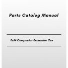 Volvo Ec14 Compactor Excavator Cex Parts Catalog Manual