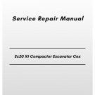 Volvo Ec20 Xt Compactor Excavator Cex Service Repair Manual