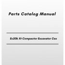 Volvo Ec20b Xt Compactor Excavator Cex Parts Catalog Manual