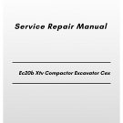Volvo Ec20b Xtv Compactor Excavator Cex Service Repair Manual
