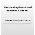 Volvo Ec20b Xtv Compactor Excavator Cex Electrical Hydraulic And Schematic Manual