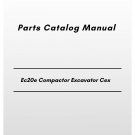 Volvo Ec20e Compactor Excavator Cex Parts Catalog Manual