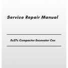 Volvo Ec27c Compactor Excavator Cex Service Repair Manual