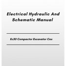 Volvo Ec30 Compactor Excavator Cex Electrical Hydraulic And Schematic Manual