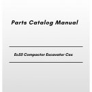 Volvo Ec55 Compactor Excavator Cex Parts Catalog Manual