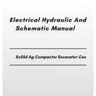 Volvo Ec55d Ag Compactor Excavator Cex Electrical Hydraulic And Schematic Manual