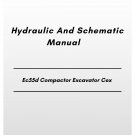 Volvo Ec55d Compactor Excavator Cex Electrical Hydraulic And Schematic Manual